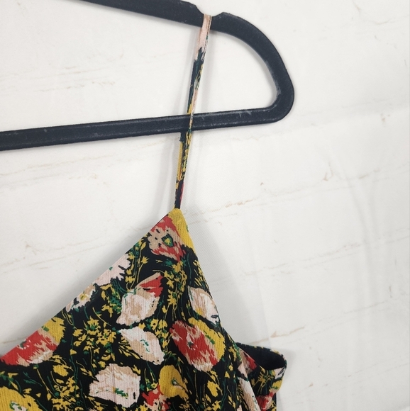 J. Crew Mercantile Preppy Feminine Spaghetti Strap Sweet Pea Floral Maxi Dress 4 - Picture 6 of 16